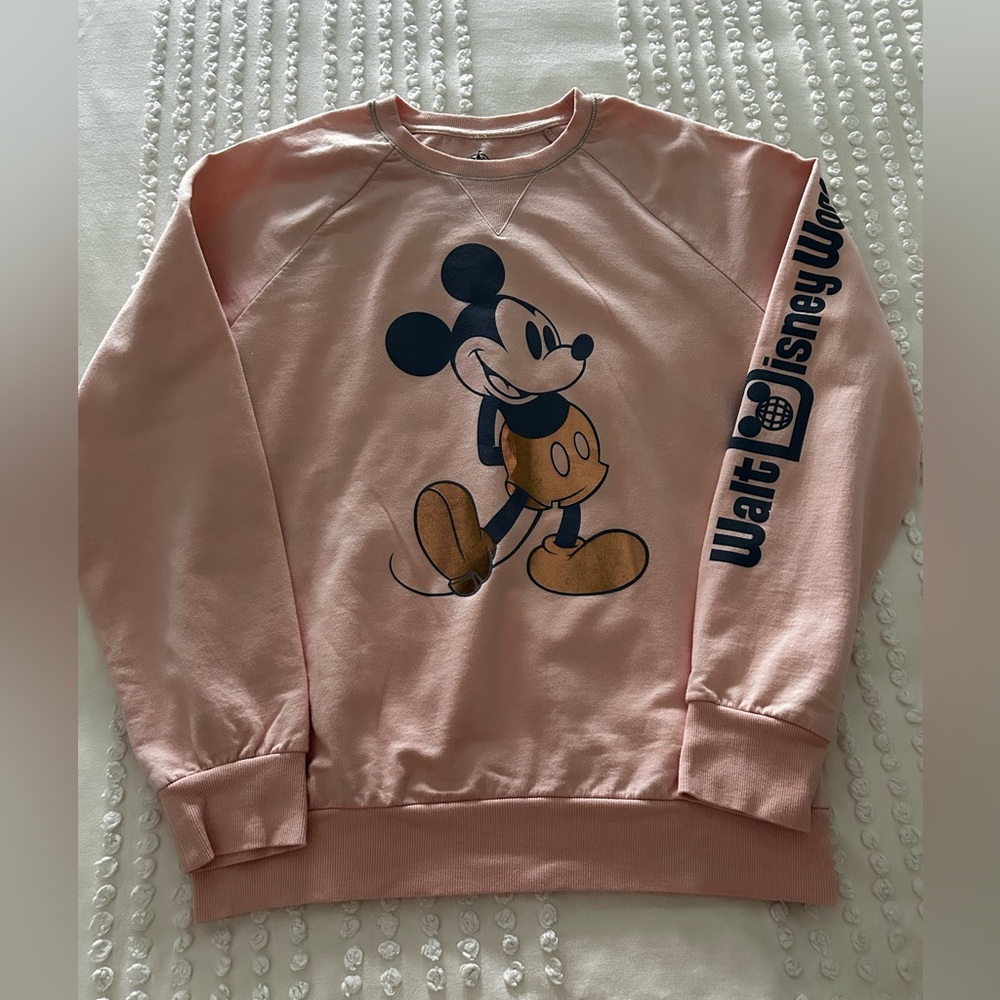 Walt Disney World Soft Pink With Golden Accent Size Medium Like New Worn Once